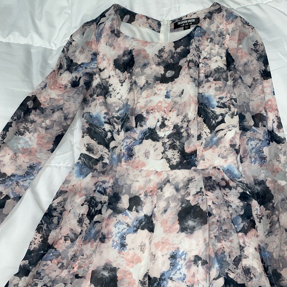 Like new, worn once, romper double lined. - Picture 1 of 5